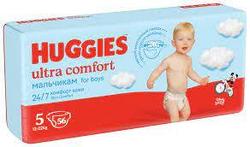 Подгузники Huggies Ultra Comfort Размер 5 Упаковка MEGA для мальчиков 56 шт