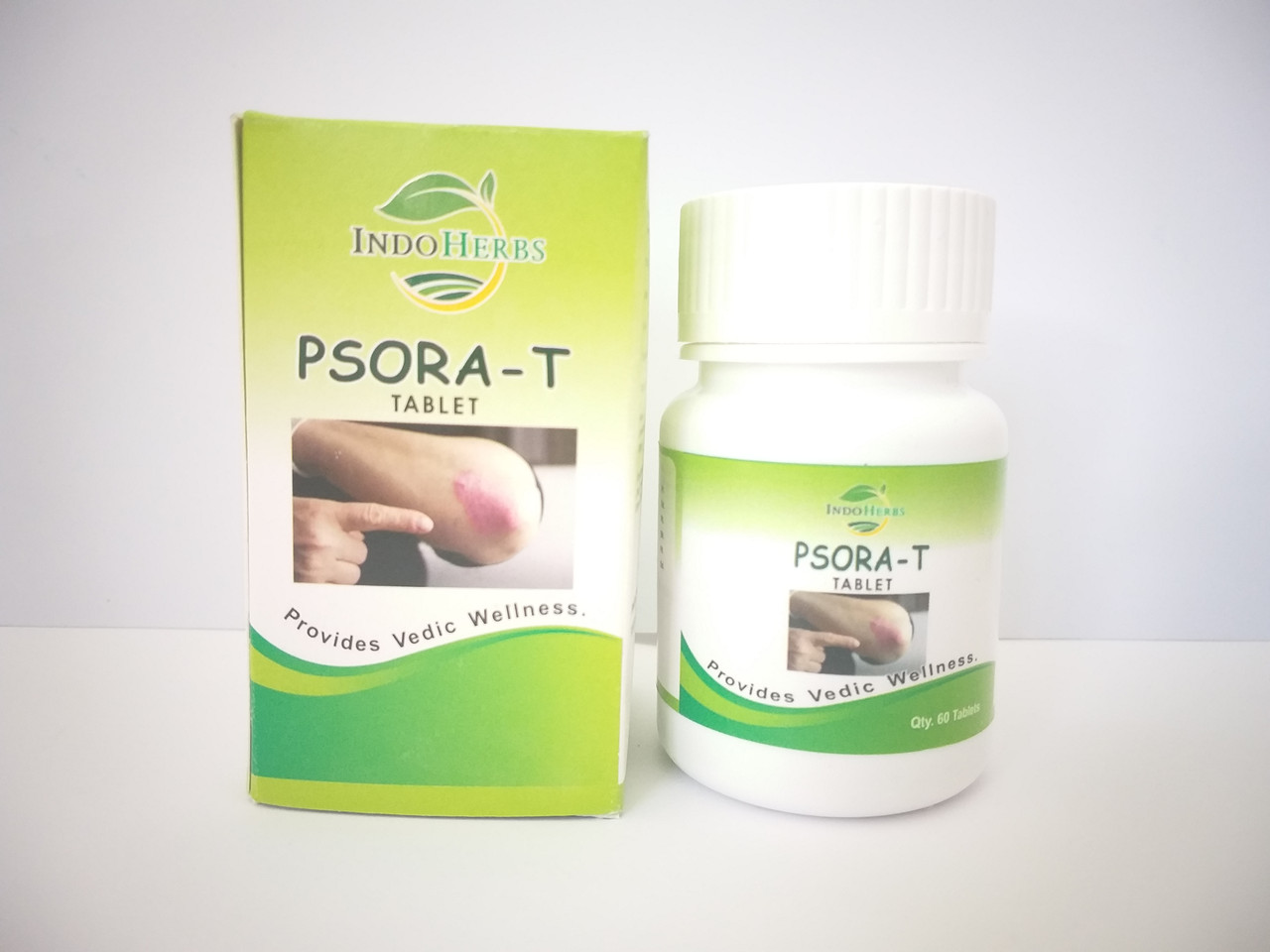 Псора-Т, лечение псориаза, 60 таб, Psora-T IndoHerbs