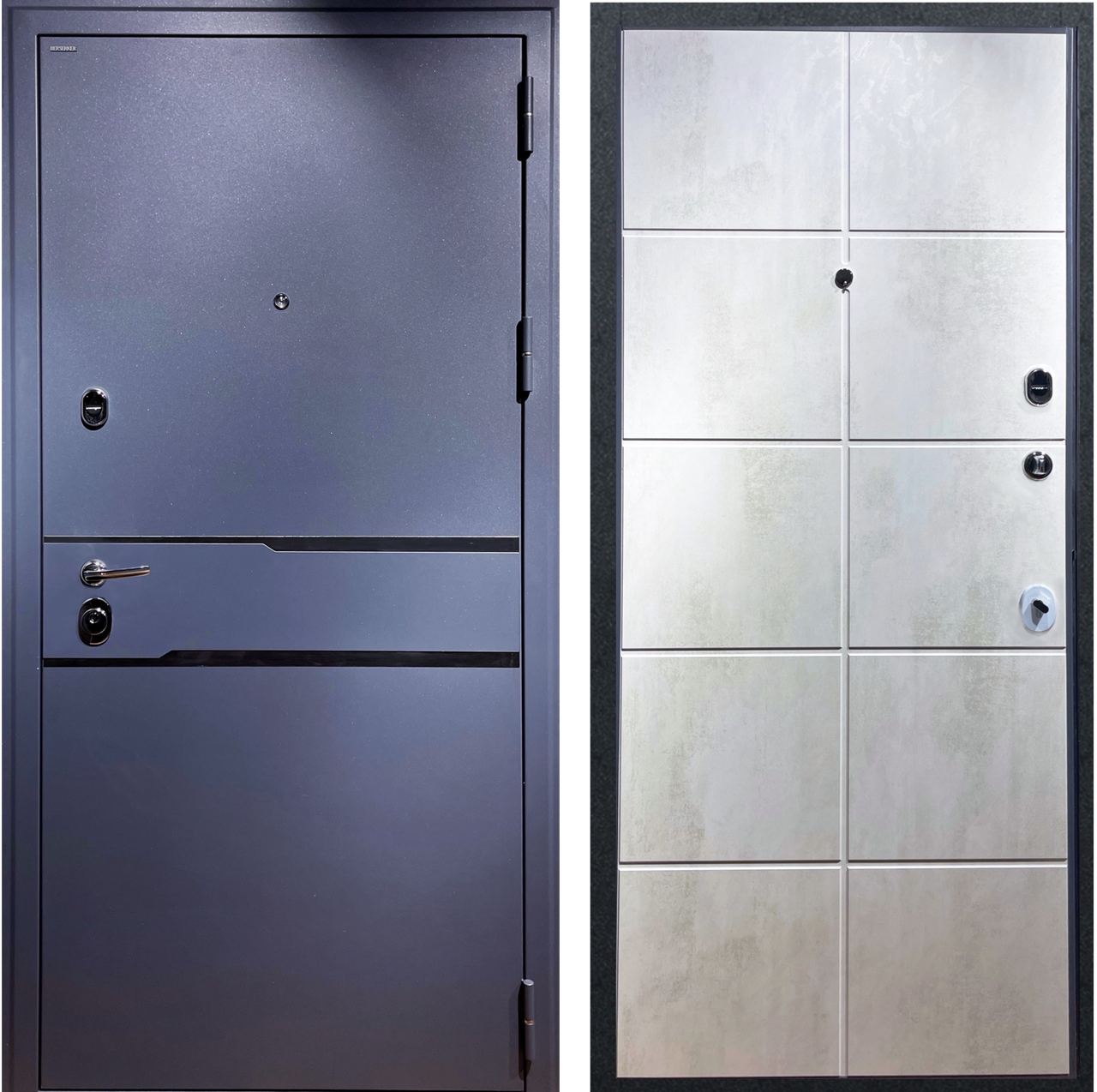 Входная металлическая  дверь Magnetic 200 серый