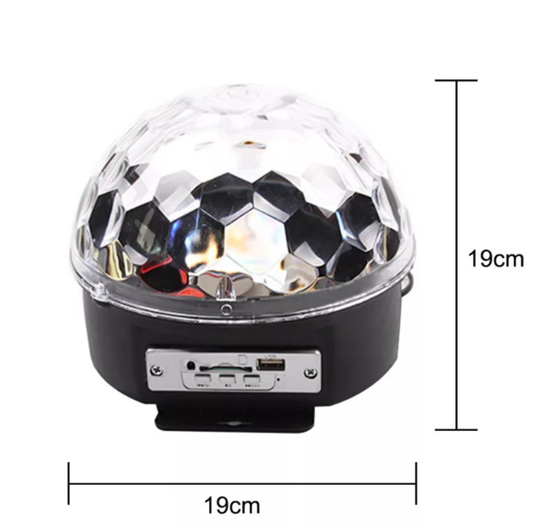 Светодиодная система диско шар CRYSTAL MAGIC BALL LIGHT с пультом ДУ и Bluetooth - фото 2 - id-p98686066