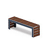 Скамья (темный дуб) МФ 42.02.03-10, фото 3