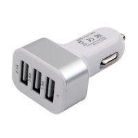 Зарядное устройство автомобильное Cablexpert MP3A-UC-CAR17 12V->5V 3-USB 2.1/2/1A