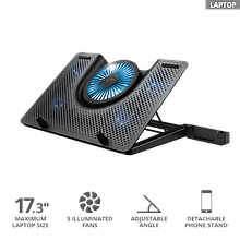 Подставка для ноутбука Trust GXT 1125 Quno черный