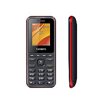 Texet TM-316 ұялы телефоны қара-қызыл