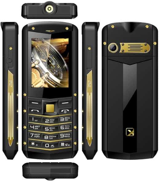 Мобильный телефон Texet TM-520R черный-желтый - фото 1 - id-p98691905
