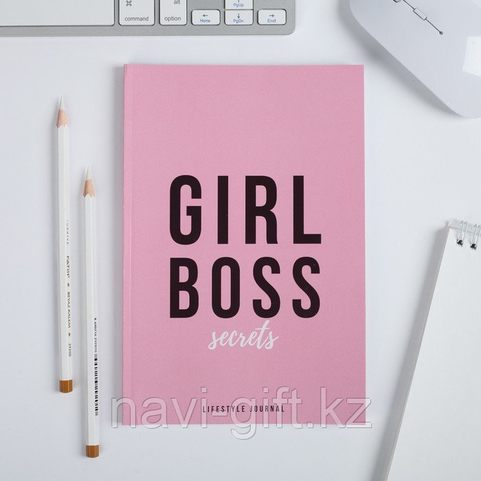 Ежедневник в точку Girl Boss, А5, 64 листа - фото 1 - id-p98692902