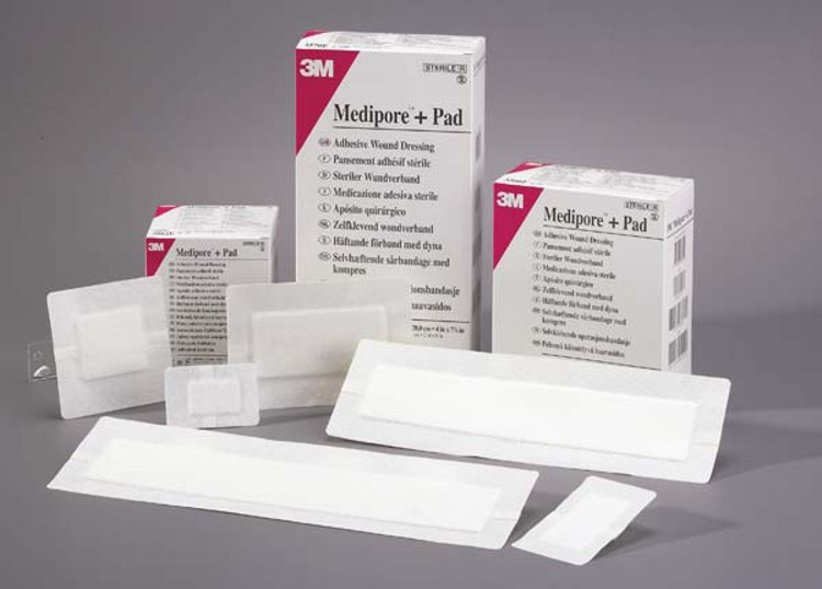 Повязка Medipore+PAD адгезивная для покрытия ран 10см*20см 3570Е