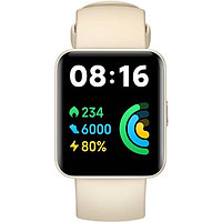 Смарт-часы Xiaomi Redmi Watch 2 Lite GL, 1.55", TFT, GPS, замер SpO2, 262 мАч, бежевые