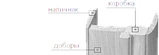 Межкомнатные двери модель Лира (ясень белый), фото 10