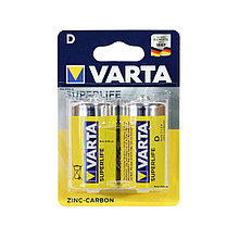 Батарейка VARTA Superlife Mono 1.5V - R20P/D (2 шт) в пленке (2014)
