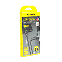 Awei Type-C to Lightning интерфейс кабелі (Iphone) CL-118L 5V 2 4A 1m Ақ