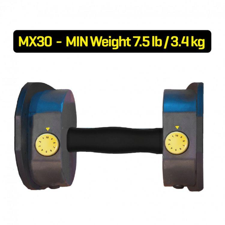Гантели наборные MX Select MX-30, вес 3.4-13.9 кг, 2 шт без стойки - фото 5 - id-p98711697