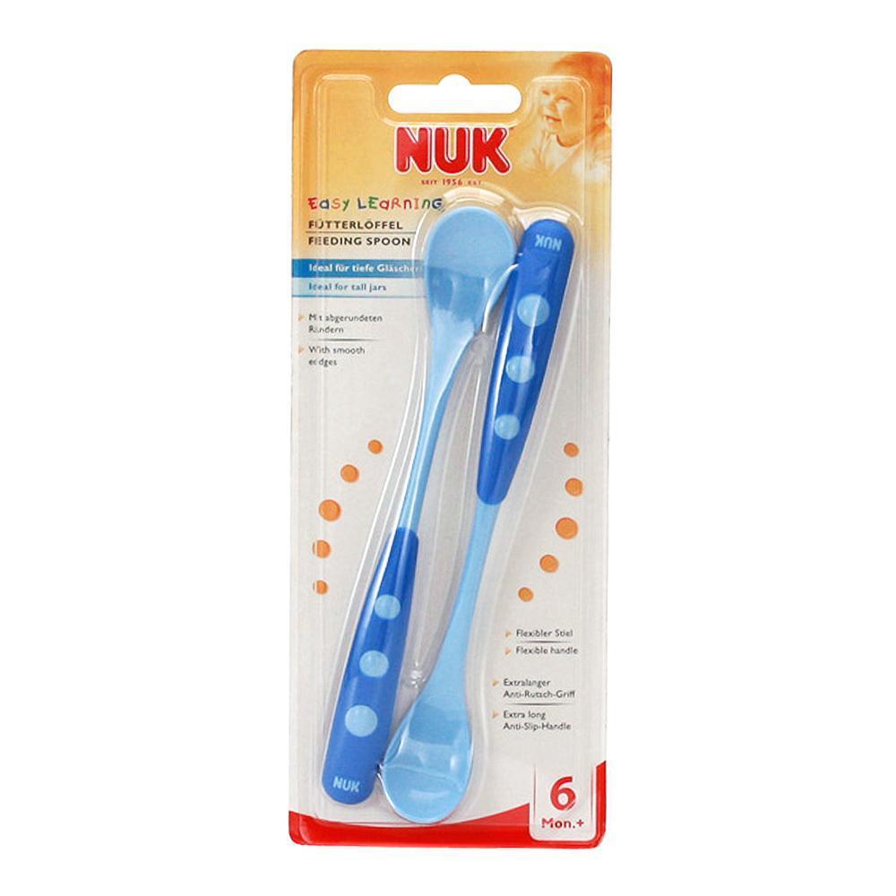 Ложка NUK Easy Learning с удлиненной ручкой с 6 месяцев 2 шт.