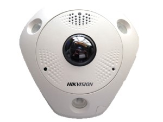 Hikvision DS-2CD6365G0E-IVS(1.27mm) IP-камера 6 Мп fisheye с ИК-подсветкой до 15 м