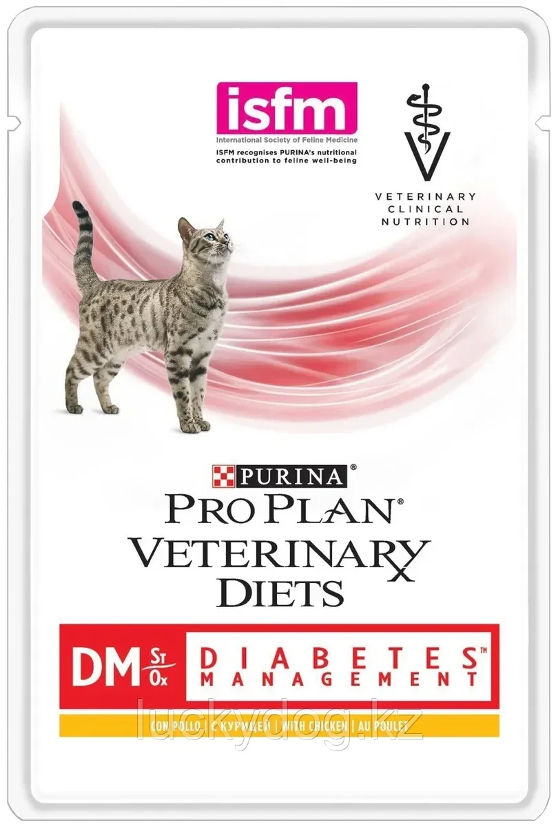 Pro Plan Veterinary DM консервы для кошек при диабете, с курицей пауч 85г