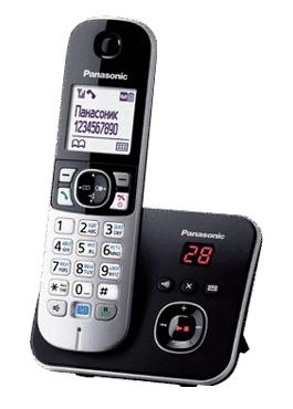 Panasonic KX-TG6821RUB Радиотелефон KX-TG6821 DECT черный