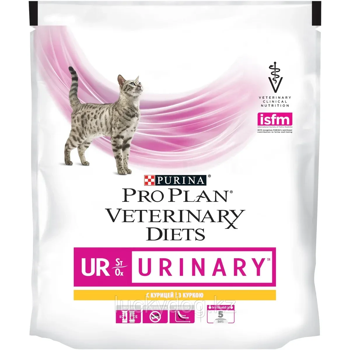 Pro Plan Veterinary Urinary Feline UR Сухой корм для кошек при мочекаменной болезни (курица) 350г