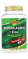 Монолаурин 936 мг+цинк пиколинат 15 мг. Усиленная формула. 90 капсул. Monolaurin