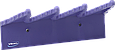 Настенный держатель для инвентаря, 240 мм, фиолетовый цвет, фото 2