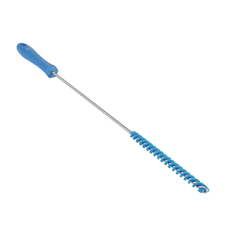 Ерш для чистки труб, Ø10 мм, 480 мм, жёсткий ворс, синий цвет