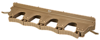 Настенное крепление для 4-6 предметов, 395 мм, коричневый цвет
