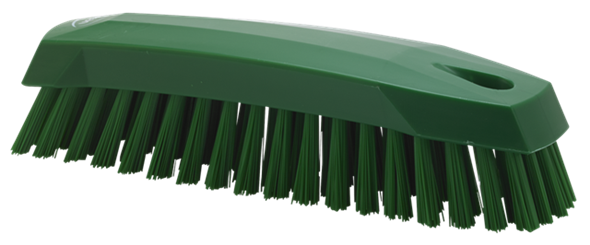 Щетка ручная скребковая, 165 мм, средний ворс, зеленый цвет - фото 1 - id-p98714684