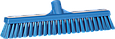 Щетка для подметания с комбинированным ворсом, 410 мм, Мягкий/жесткий, синий цвет, фото 2