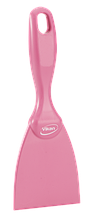 Скребок ручной из полипропилена, 75 мм, Розовый