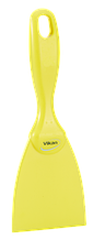 Скребок ручной из полипропилена, 75 мм, желтый цвет