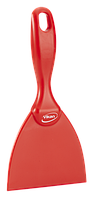 Скребок ручной из полипропилена, 102 мм, красный цвет