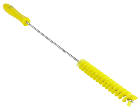 Ерш для чистки труб, диаметр 20 мм, 500 мм, средний ворс, желтый цвет - фото 1 - id-p98714891