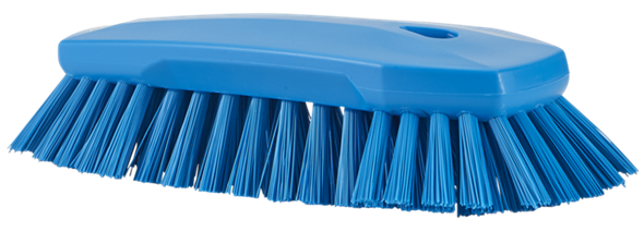 Щетка ручная скребковая, 240 мм, Очень жесткий ворс, синий цвет, фото 1