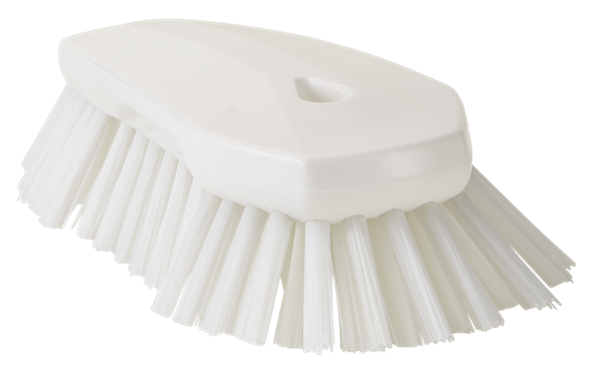 Щетка ручная скребковая, 240 мм, Очень жесткий ворс, белый цвет, фото 1