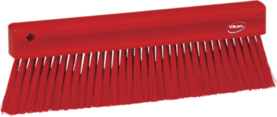 Щетка мягкая для уборки порошкообразных частиц, 300 мм, Мягкий ворс, красный цвет