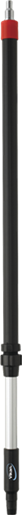 Алюминиевая ручка с подачей воды, 1080 - 1600 мм, Ø32 мм, черный цвет
