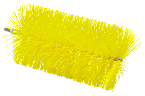 Ерш, используемый с гибкими ручками, Ø90 мм, 200 мм, средний ворс, желтый цвет