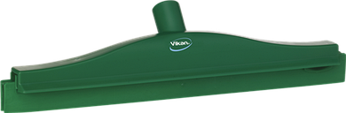 Гигиеничный сгон с подвижным креплением и сменной кассетой, 405 мм, зеленый цвет