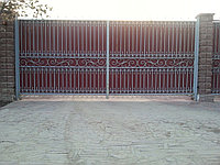 Кованые ворота из стали