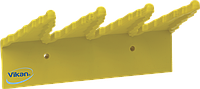 Настенный держатель для инвентаря, 240 мм, желтый цвет
