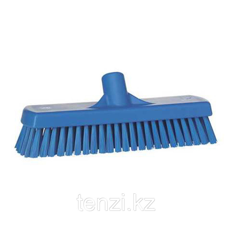 Щетка для мытья полов и стен, 305 мм, жёсткий ворс, синий цвет - фото 1 - id-p98715762