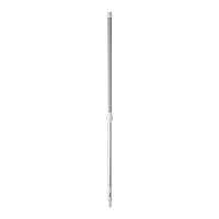 Телескопическая алюминиевая ручка, 1305 - 1810 мм, Ø32 мм, белый цвет