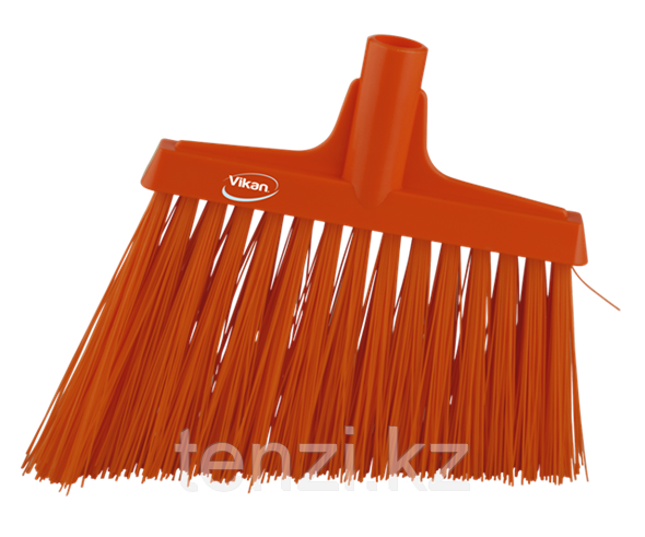 Щетка для подметания с ворсом под углом, 290 мм, Очень жесткий, оранжевый цвет