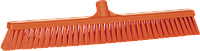 Щетка для подметания пола мягкая, 610 мм, Мягкий ворс, оранжевый цвет, фото 1