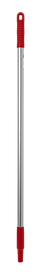 Ручка эргономичная алюминиевая, Ø25 мм, 1050 мм, красный цвет
