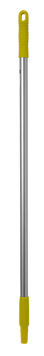 Ручка эргономичная алюминиевая, Ø25 мм, 1050 мм, желтый цвет - фото 1 - id-p98715856