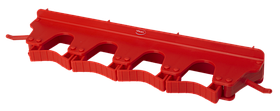 Настенное крепление для 4-6 предметов, 395 мм, красный цвет