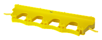 Настенное крепление для 4-6 предметов, 395 мм, желтый цвет, фото 1