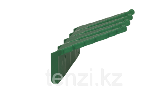 Настенный держатель для инвентаря, 240 мм, зеленый цвет - фото 1 - id-p98715892