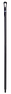Ультра гигиеническая ручка, Ø34 мм, 1300 мм, черный цвет