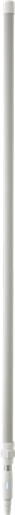 Алюминиевая телескопическая ручка, 1575 - 2780 мм, Ø32 мм, белый цвет